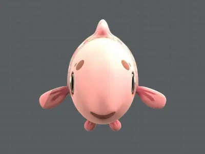 Fish V01 Low-poly 3D model