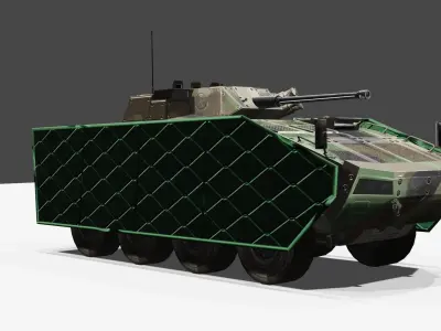Puma Armoured Personel Carrier Low-poly 3D model