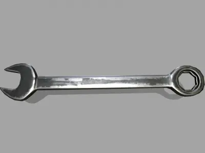 wrench Low-poly 3D model 27