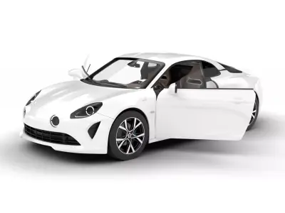 Alpine A110 GT 2022 HQ 3d model 3D model