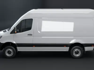 Mercedes Sprinter 4x4 EU spec 3D model