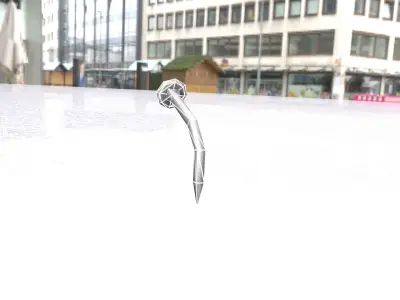 Low-Poly Nail 5 - Object 130 - Electricity Poles Package Low-poly 3D model