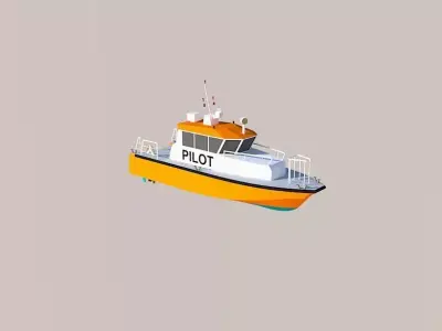 Pilot Boat 3D model purchase