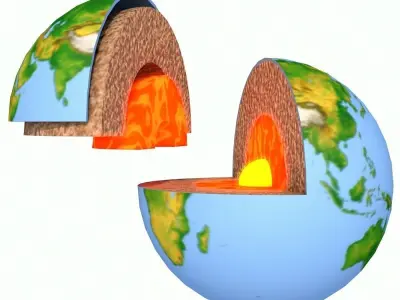 Earth Part 3D model