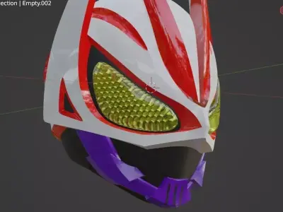 Kamen rider Geats Zombie form JAW PART ONLY 3D printable 3D print model