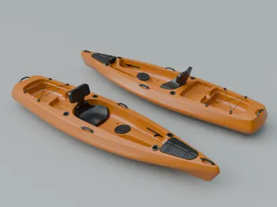 Kayak 3D model shop