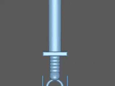 sword Free 3D model 9