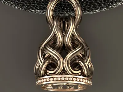 Wax Seal Pendant 3D print model