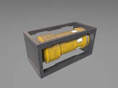 Sci-fic pump  Free low-poly 3D model