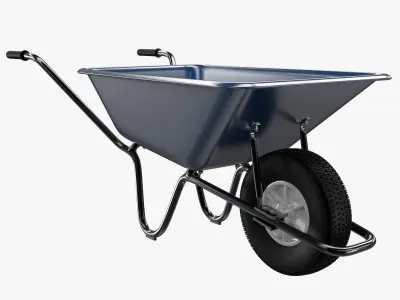 Wheelbarrow 3D model 10