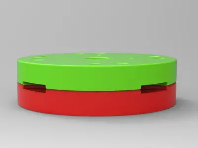 Mold for diecast military Ural tire OI-25 Scale 1 to 25 3D print model