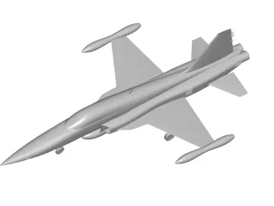 F-5E TIGER 3D model buy