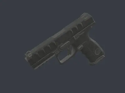 Beretta APX Low-poly 3D model