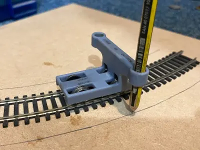 OO Curved Platform Distance Tool 3D print model
