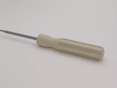 Screwdriver 3D mode Low-poly 3D model