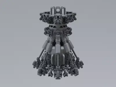 Scifi Ionic Reactor Concept 3D model