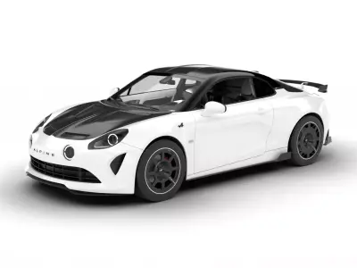 Alpine A110 R 2023 3d model 3D model