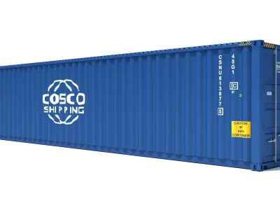 Shipping Container COSCO 3D model