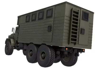M934A1 Expansable Van Military Truck 3D model