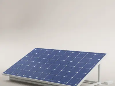 solar panel 01 3D model by Art-Studio3d