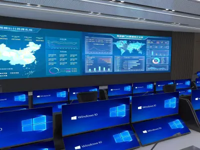 Control Room 05 3D model
