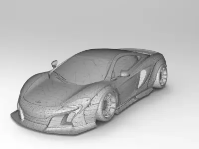 Mclaren 650s 2015 Libery walk 3D model