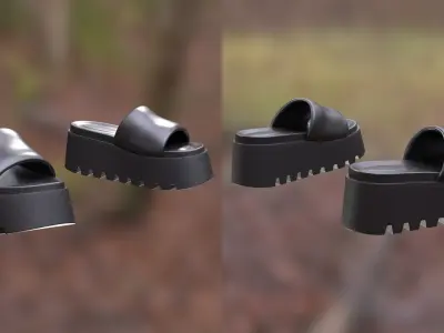 Man and Woman in Shoes 141 3D model