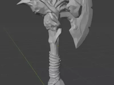 Emerald Enchanted Free low-poly 3D model