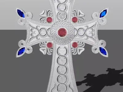 Armenian Cross 3D model