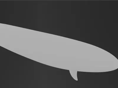 Surf boat 3D model