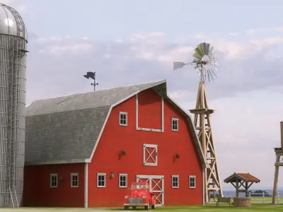  Village Farm Objects 