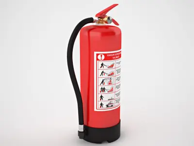 Fire Extinguisher 3D model 30