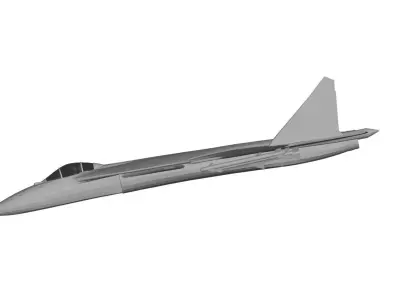 Soukhoi Su 47 Berkut 3D model