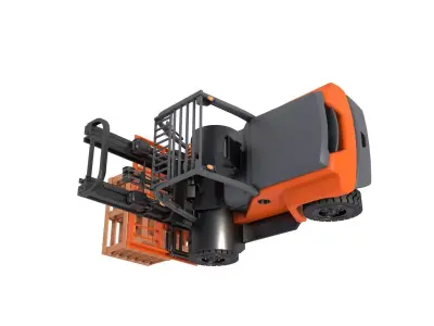 Toyota Pneumatic Forklift 3D model
