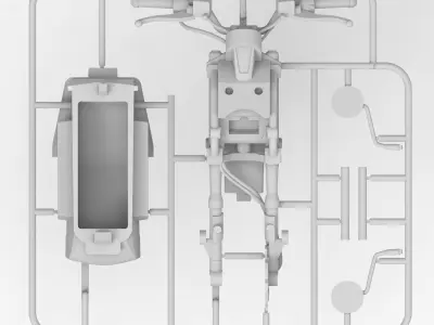 KRN 1-8 scale model 3D print model