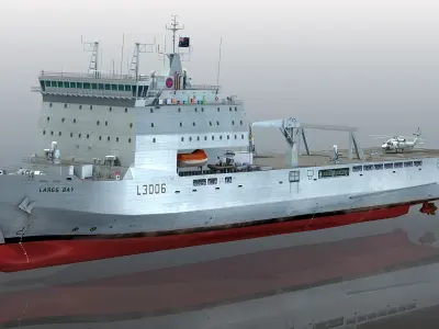 HMAS LARGS BAY L3006 3D model