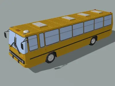city passenger bus 3D model