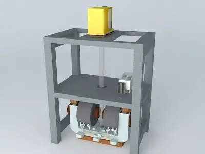 Gouy with power supply and scale Free 3D model