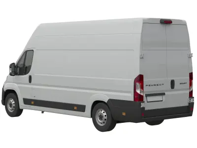 2024 Peugeot BOXER  L4H3 Detailed interior 3D model