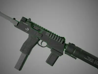 BT MP9 SD Low-poly 3D model