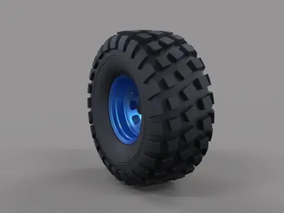 Offroad wheel 25 3D model
