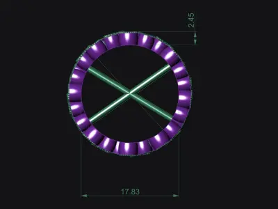jewellery desing Low-poly 3D model