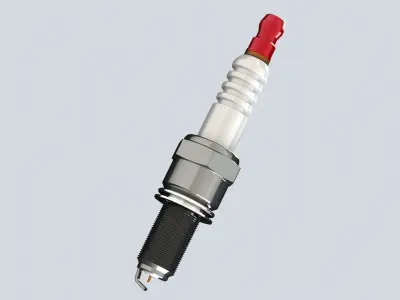Spark Plug 3D model by LimonDesign