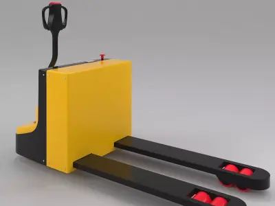 Pallet truck electric 2 3D model
