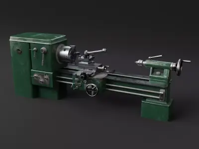 Lathe 3D model