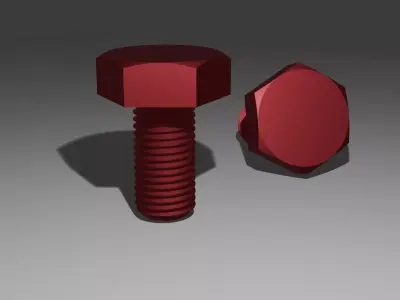 screw Free low-poly 3D model