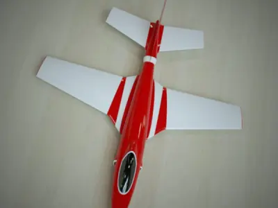 Simple jet concept 3D model