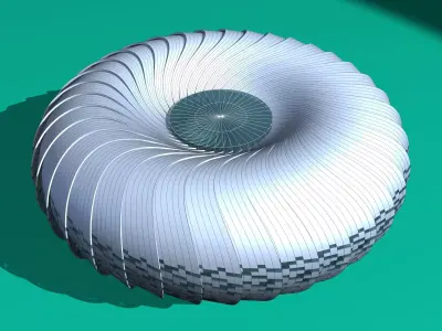 Grand Stadium 3D model 5