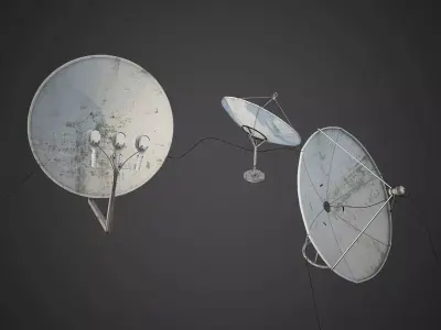 Antenna satellite dish - satellite dish 3D model