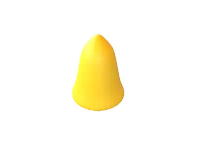 Rocket Icon v1 002 Low-poly 3D model